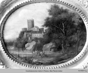 Landschaftsserie : Landschaft mit Fischern