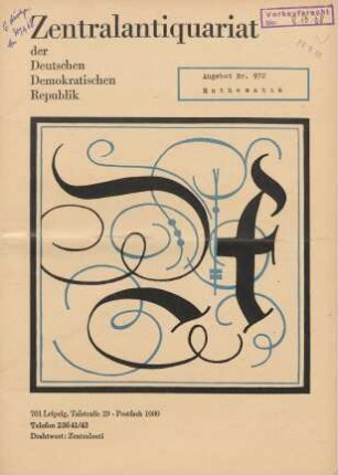 Nr. 972: Mathematik