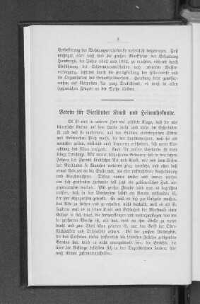 Verein für Vierländer Kunst und Heimathskunde.