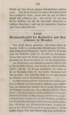 162-176 Criminalstatistik der Katholiken und Protestanten in Preußen