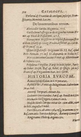 Historia Europae.