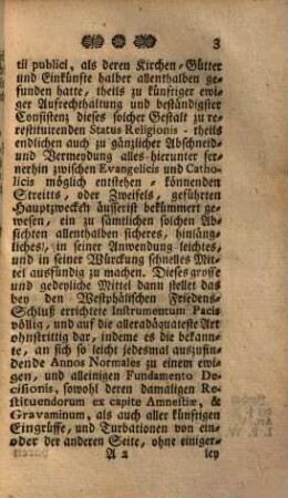 Sätze Des sogenannten Corporis Evangelicorum, von dem Religions-Exercitio deren Unterthanen