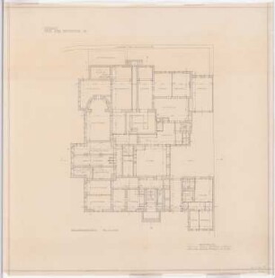 Villa von der Heydt, Berlin-Tiergarten Umbau: Grundriss Kellergeschoss 1:100