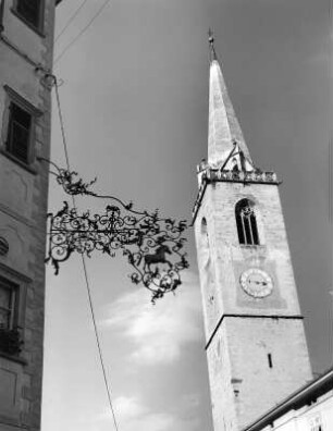 Italien. Kirchturmm (vielleicht in Florenz)