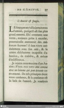 L' Amitié est simple