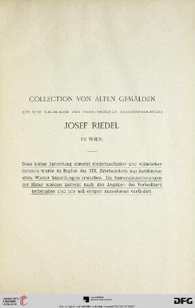 Collection von alten Gemälden (Nr. 130 - 161)