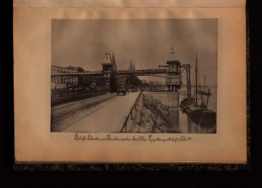Schiffs-Elevator und Bandtransportion der Cölner Lagerhausgesellschaft Cöln