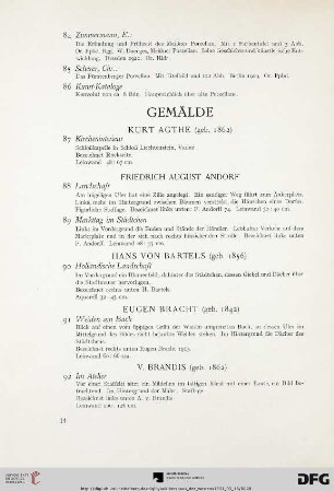 Gemälde (Nr. 87-118a)