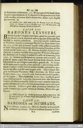 Caput LIII. Barones Leysseri