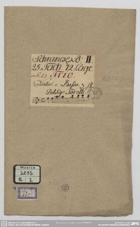 Sonatas - Mus.2035-Q-2 : vl (2), bc - A; PasT A.3.3.25; GieT deest
