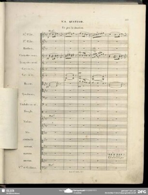 No. 8 Quatuor: "Elle veut s'eloigner / Ach mein Freund steh mir bei"