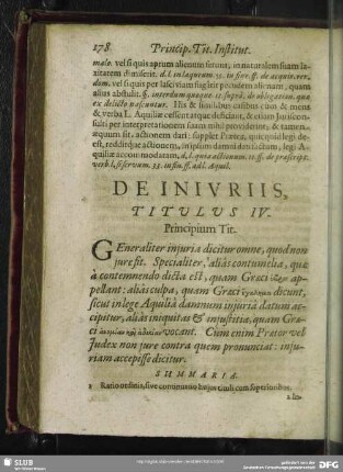 De Injuriis, Titulus IV.