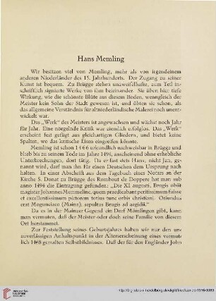 Hans Memling