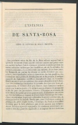 L' estancia de Santa Rosa