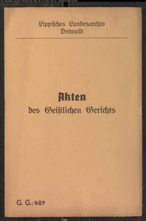 Anna Maria Copey in Mosebeck (hatte 2 kleine Kinder) gegen ihren entwichenen Ehemann Johann Philipp Gerves modo Copey aus Meiersfeld, wegen einer Ehescheidung
