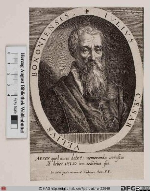 Bildnis Julius Caesar Velius