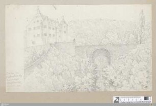 Wasserfall bey dem Schloss Weissenstein oberhalb Göppingen : 18. Jun. 1811