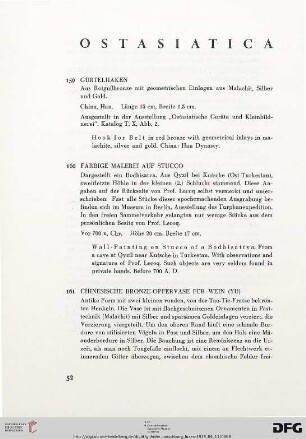 Ostasiatica (Nr. 159-165)