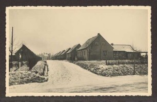 Siedlung Klüter Heide im Winter. Detmold. Klüter Heide