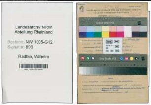 Entnazifizierung Wilhelm Radtke , geb. 21.06.1901 (Kaufm.Angestellter)