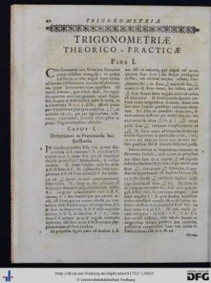 Trigonometria Theoretico-Practica.