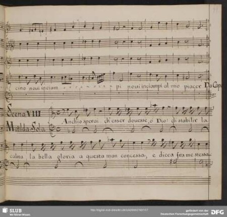 Recitativo: Anch'io sperai ch'esser dovesse