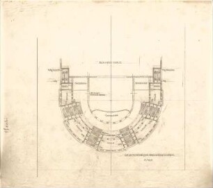 Hildebrand, Adolf von; Wien (Österreich); Theaterbau für Wien - Grundriss EG