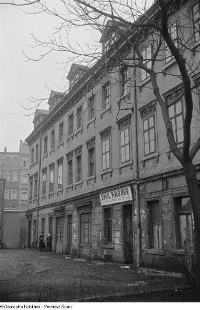 Vorderansicht eines Hauses