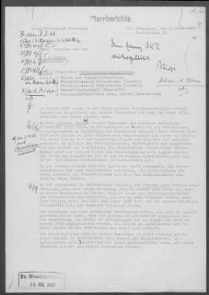 Buttenhausen-Apfelstetten: Inspektionsbericht 1965