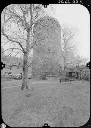 Leisnig, Burglehn 6. Burg Mildenstein (11. Jh., Umbau E. 14. Jh. und nach 1549). Bergfried