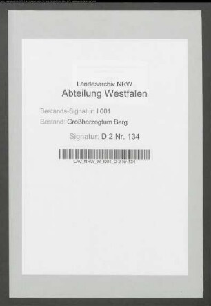 Kompetenzen des Predigers, Schullehrers und Küsters zu Syburg und Westhofen