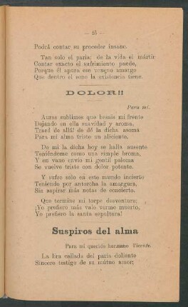 Suspiros del alma : Para mi querido hermano Vicente.