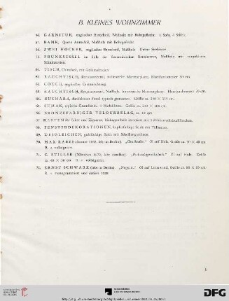 B. Kleines Wohnzimmer (Nr. 56-72)