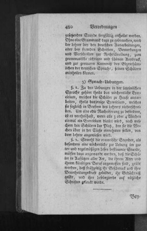 3) Sprach-Uebungen.