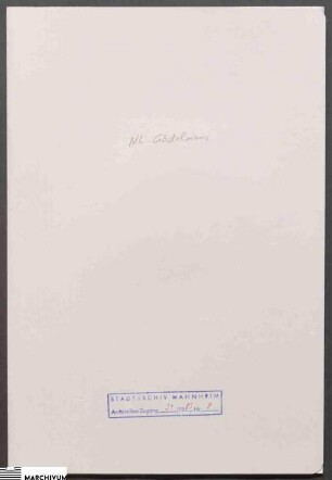 Arbeitszeugnisse, auch Abschriften, für Johanna Cahn, verheiratete Gödelmann