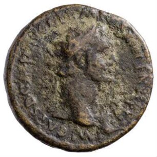 Münze, Dupondius, 86 n. Chr.