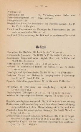 12-15, Medizin