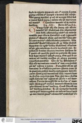Bernhardus super Lucam, liber primus: Cumque factus esset Ihesus annorum xii ascendentibus illis Iherosolimam secundum consuetudinem diei festi...
