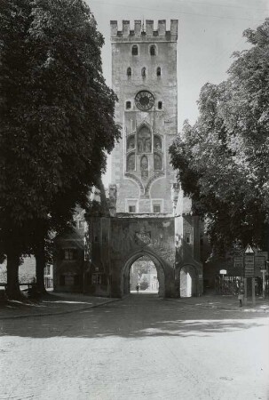 Landsberg am Lech, Bayertor : Landsberg am Lech. Bayertor. Feldseite von Osten