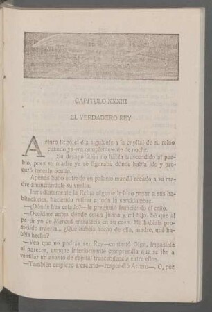 Capítulo XXXIII - El verdadero rey