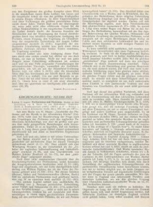 323-325 [Rezension] Lang, August, Puritanismus und Pietismus