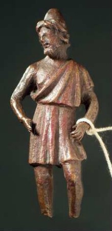 Statuette einer bekleideten männlichen Figur, Füße abgebrochen