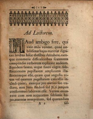 Disputatio Juridica De Substitutione Pupillari