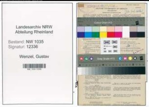 Entnazifizierung Gustav Wenzel , geb. 03.06.1907 (Schlosser)