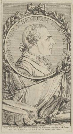 Bildnis des Frederic II. de Prusse