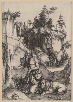 Der heilige Hieronymus in der Wüste