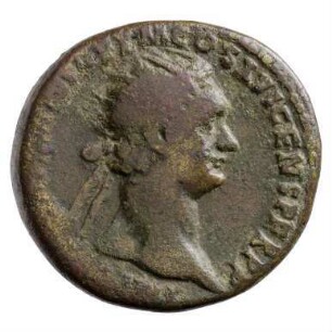 Münze, Dupondius, 92 - 94 n. Chr.