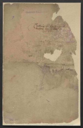 Verzeichnis der Stallungen in der Stadt Aschaffenburg im Jahr 1570