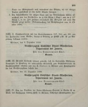 136. Ministerial-Bekanntmachung, betreffend die Zulassung der Patriotischen Assekuranz-Kompanie in Hamburg zum Geschäftsbetrieb im Großherzogthum