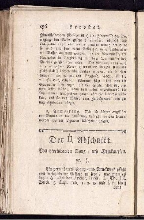 Der II. Abschnitt. Von vereinbarten Saug- und Druckwerken.